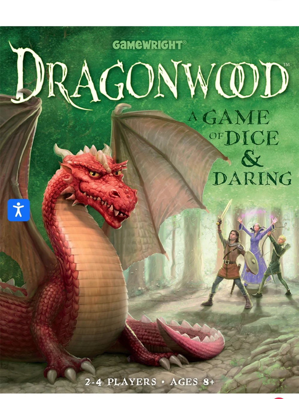 Gamewright Dragonwood Board Game - Green